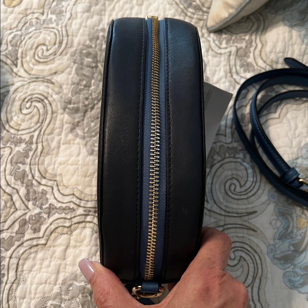 Coach Navy and Black Crossbody Bag - Picture 6 of 7